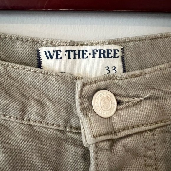We The Free Tan Boyfriend Jeans - Picture 2 of 4